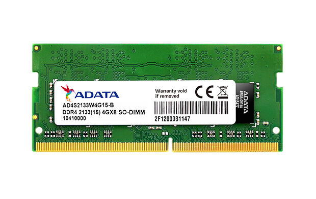 ADATA AD4S2133J4G15-2 hafıza birimi 8 GB 2 x 4 GB DDR4 260-pin SO-DIMM