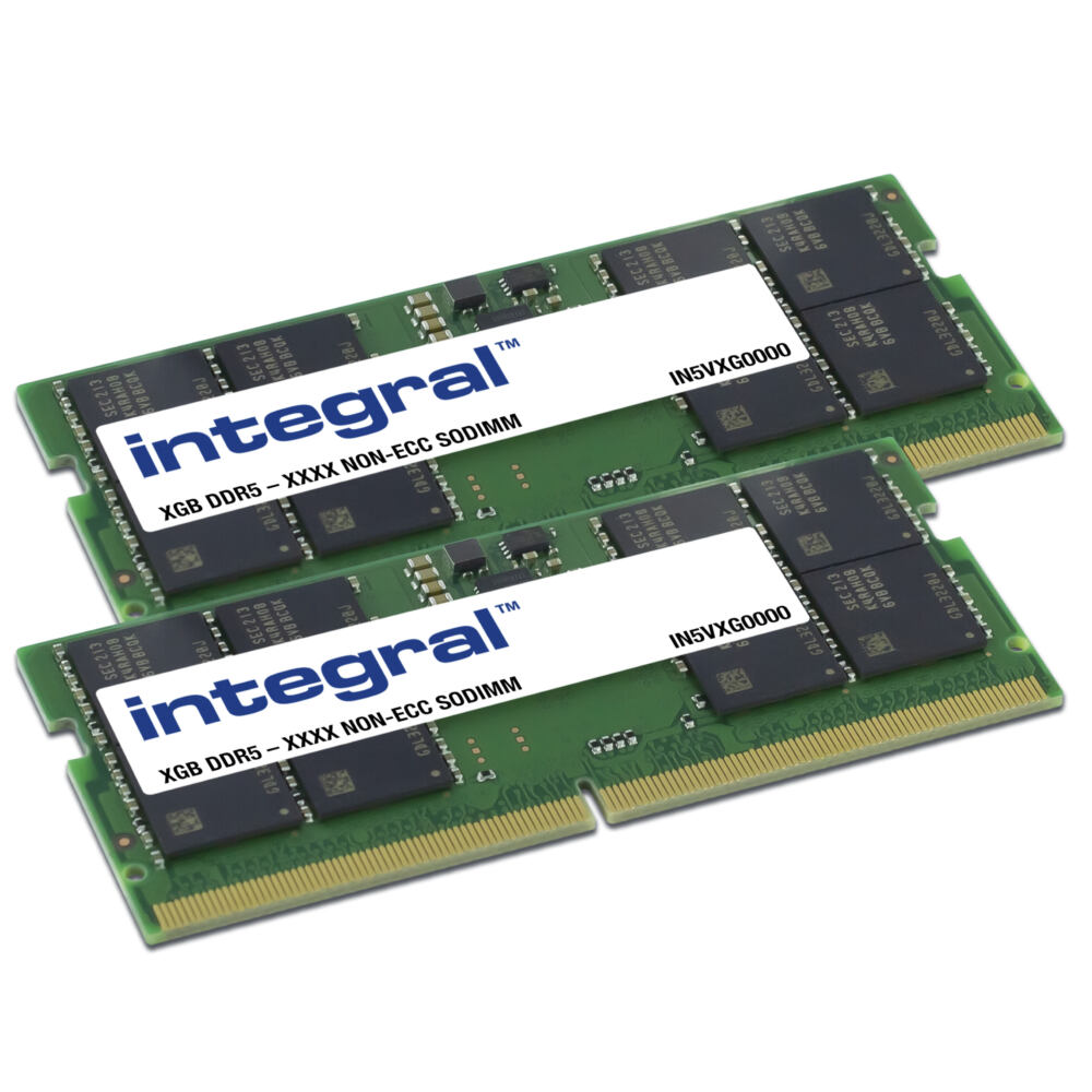 Integral IN5V32GNIRCXK2 hafıza birimi 64 GB 2 x 32 GB DDR5 262-pin SO-DIMM