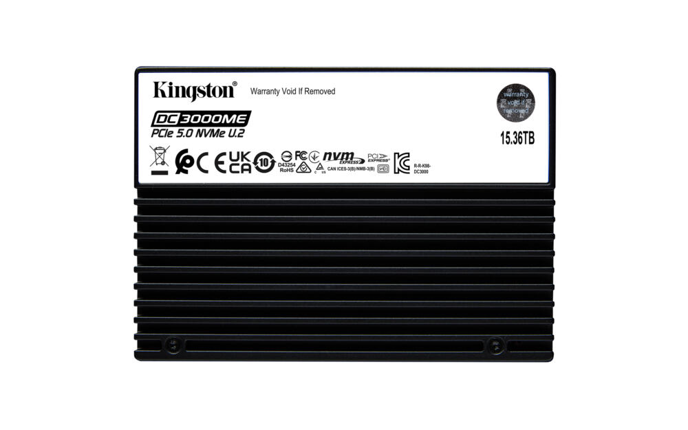 Kingston Technology Kingston DC3000ME 15 TB U.2 PCI Express 5.0 NVMe 3D eTLC
